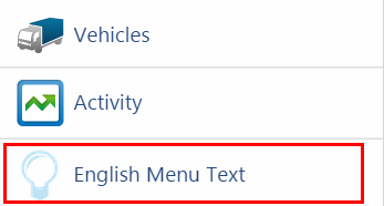 1 - Modified left-hand-side menu