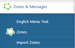 Navigation entry after ZoneAndMessagesLink