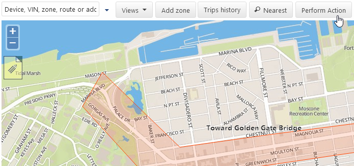 3 - Custom button Add-In on the live map page